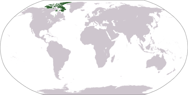Location of the Canadian Arctic Archipelago