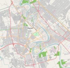 حي الجهاد على خريطة بغداد
