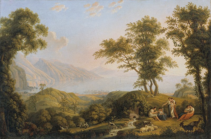 File:Ludwig Philipp Strack - Südliche Landschaft mit Vesuv - 8065 - Kunsthistorisches Museum.jpg