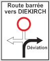 Luxembourg road sign diagram E 22 ca.gif