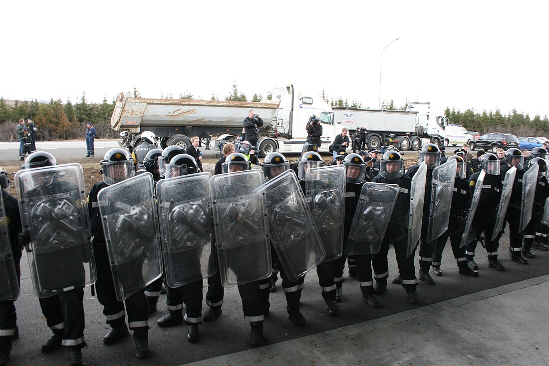 Manifestations des chauffeurs routiers islandais de 2008