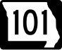 Route 101 marker