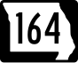 Route 164-markering