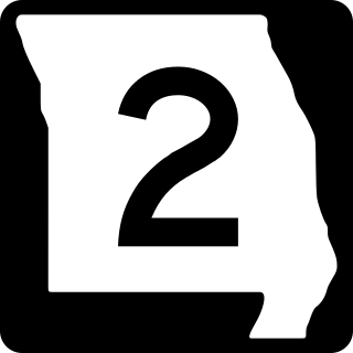 <span class="mw-page-title-main">Missouri Route 2</span> State highway in Missouri