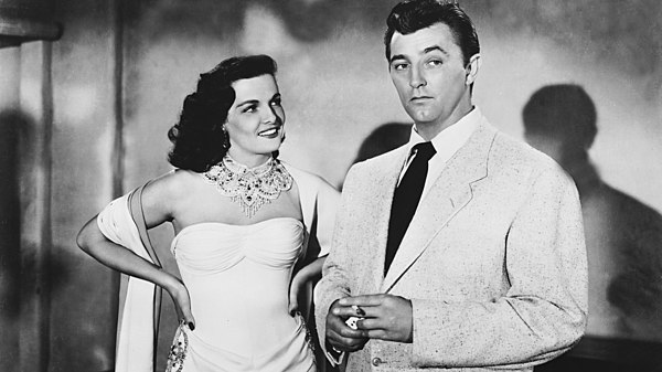 Jane Russell and Robert Mitchum in Macao (1952).