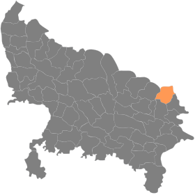 Localisation de District de Maharajganj महाराजगंज जिला