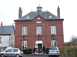 Das Rathaus in Amfreville-sous-les-Monts