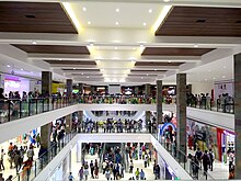 Interior of Mall of Travancore Mall of Travancore interior.jpg