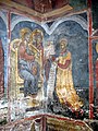 Tabloul votiv din Biserica "Adormirea Maicii Domnului" a Mănăstirii Humor, în care logofătul Toader Bubuiog oferă biserica Mântuitorului Iisus Hristos şi Maicii Domnului
