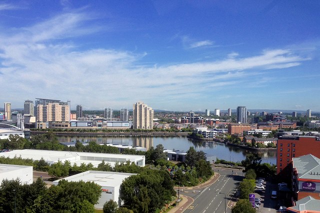 Image: Manchester Ship Canal and Salford Quays (geograph 4555343)