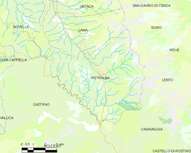Mapa obce Pietralba