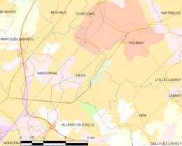 Croix - Mapa