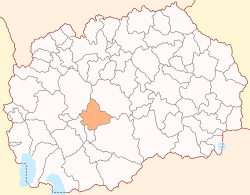 Lokasi di Makedonia Utara
