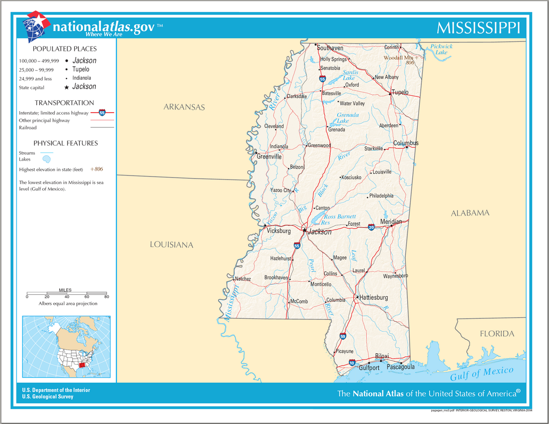 Liste der Ortschaften in Mississippi