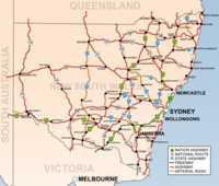 New South Wales and its highways