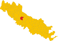 Map of comune of Annicco (province of Cremona, region Lombardy, Italy).svg