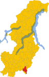 Map of comune of Mariano Comense (province of Como, region Lombardy, Italy).svg