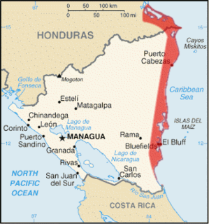 Mosquito Coast former protectorate of the United Kingdom