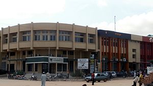 Een straat in Maradi, Niger