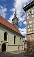 Marbach a.N. - Altstadt - Stadtkirche - Ansicht von SW