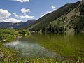 * Nomination Algae makes this lake bright green (in the Maroon Bells area of Colorado) --Rhododendrites 20:52, 23 September 2017 (UTC) * Promotion Wonderfully peaceful, certainly a QI and conceivably an FP, but some people might be sticklers for a more nearly pinpoint focus at FPC. -- Ikan Kekek 00:15, 24 September 2017 (UTC)