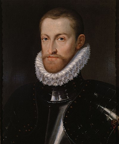 Portrait of Rudolf II as a young man by Martino Rota.