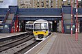 2012-02-18 10:50 A Chiltern Railways train headed by 165036 arrives at Marylebone.