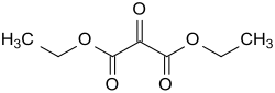 Structural formula of diethyl mesoxalate