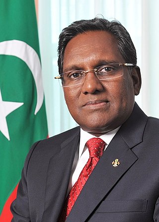 <span class="mw-page-title-main">Mohamed Waheed Hassan</span> President of the Maldives from 2012 to 2013