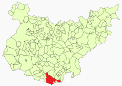 Umístění v Badajozu
