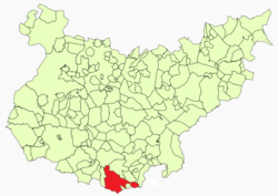 Location in Badajoz