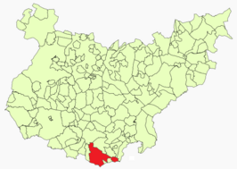 Kaart van Monesterio
