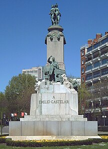 Monumento a Emilio Castelar (Madrid, 1908).