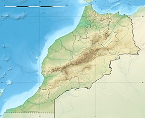 图卜卡勒峰在摩洛哥的位置