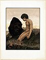 Mowgli and Bagheera by Detmold (1903).jpg