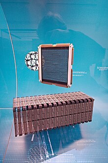 Core memory of the Gamma 60 Musee des Arts et Metiers - Memoire a tores de ferrite du Gamma 60 (23714000818).jpg