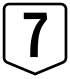 Route 7 shield}}