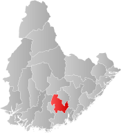 Vennesla innerhalb von Agder