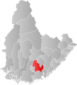 Poziția localității Comuna Vennesla