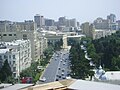 Neftchilar avenue baku view from the maidens tower.jpg