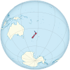 New Zealand on the globe (New Zealand centered).svg