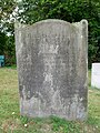 Nineteenth-century gravestone outside the Church of Saint Thomas the Apostle in Harty on the Isle of Sheppey. [231]