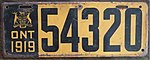 ONTARIO 1919 license plate (2290127530).jpg