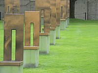 At the Oklahoma City National Memorial. Oklahoma bombing empty chairs.jpg