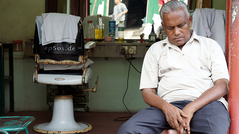 File:Old hairdresser sleeping at work.jpg