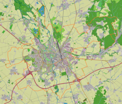 Mapa lokalizacyjna Ołomuńca