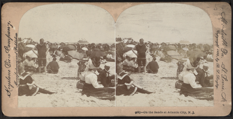 File:On the Sands at Atlantic City, N.J, from Robert N. Dennis collection of stereoscopic views.png