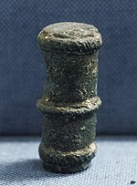 Ornamented stud from Muntham Court Romano-British site.jpg