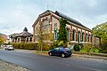 Municipal power station with two outbuildings