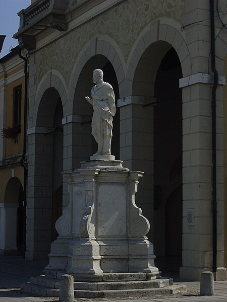 File:Palmanova, statua di comandante militare. Foto Giovanni Dall'Orto - luglio 2005.jpg